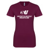 Thumbnail image for  Next Level Womens Maroon Boyfriend Tee