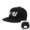 Thumbnail image for  Black Flat Bill Snapback Hat