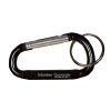 Thumbnail image for  Black Carabiner with Split Ring