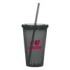 Thumbnail image for  Madison Double Wall Charcoal Tumbler w/Straw 16oz