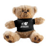 Thumbnail image for  Plush Big Paw 8 1/2 inch Brown Bear w/Black Shirt