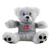 Thumbnail image for  Plush Big Paw 8 1/2 inch White Bear w/Grey Shirt