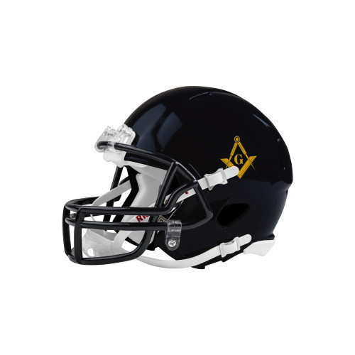  Riddell Replica White Mini Helmet - G Compass Logo