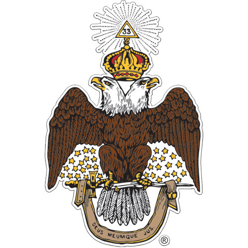  Super Large Decal - 33 Deus Meumque Jus