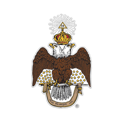  Extra Small Decal 25/pkg - 33 Deus Meumque Jus