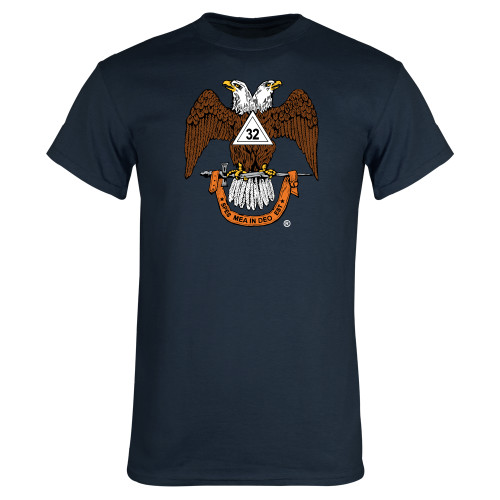  Navy T Shirt - 32 Spes Mea in Deo