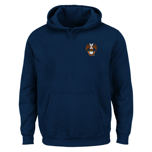  Extended Navy Hoodie - 32 Spes Mea in Deo