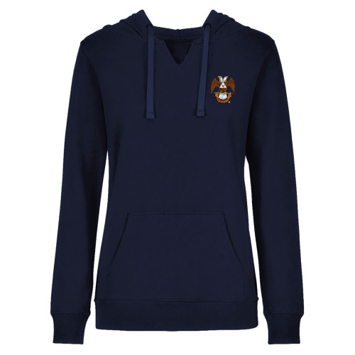  Womens Plus Navy Hoodie - 32 Spes Mea in Deo