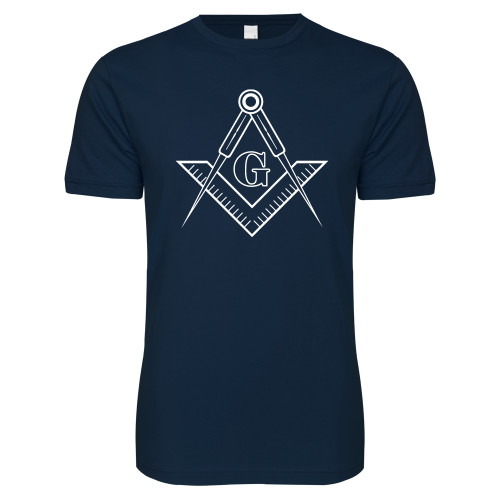  Next Level Navy SoftStyle T Shirt - G Compass Logo