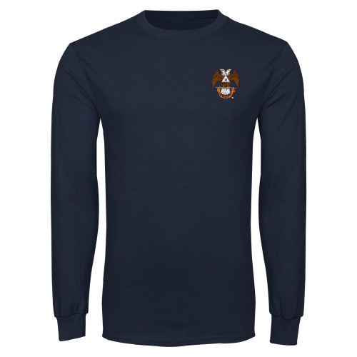  Navy Long Sleeve T Shirt - 32 Spes Mea in Deo