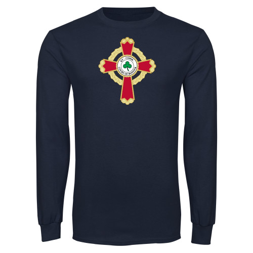  Navy Long Sleeve T Shirt - Court of Honour