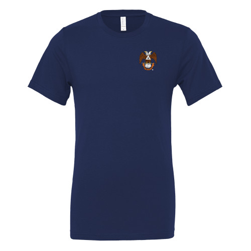  Bella + Canvas Navy Jersey Cotton T Shirt - 32 Spes Mea in Deo