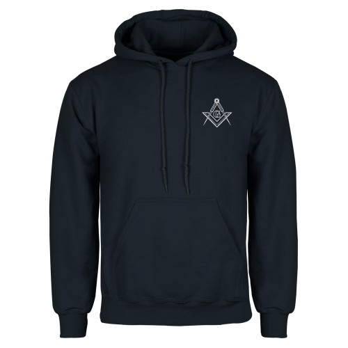  Navy Fleece Hoodie - G Compass Logo