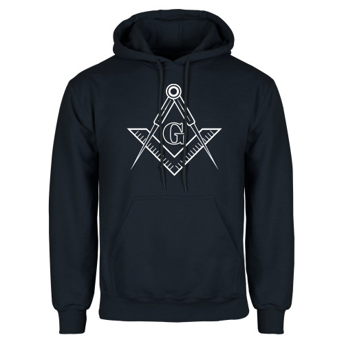  Navy Fleece Hoodie - G Compass Logo