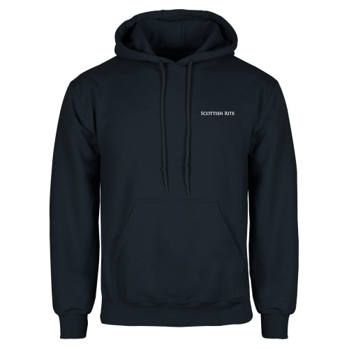  Navy Fleece Hoodie - Scottish Rite Wordmark