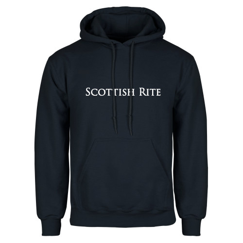  Navy Fleece Hoodie - Scottish Rite Wordmark