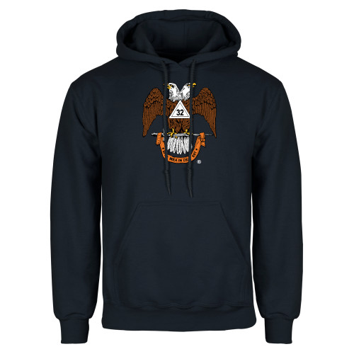  Navy Fleece Hoodie - 32 Spes Mea in Deo