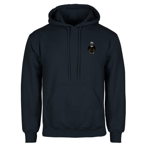  Navy Fleece Hoodie - 33 Deus Meumque Jus
