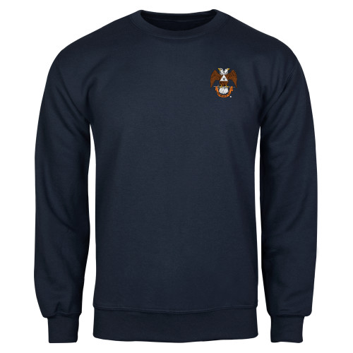  Navy Fleece Crew - 32 Spes Mea in Deo