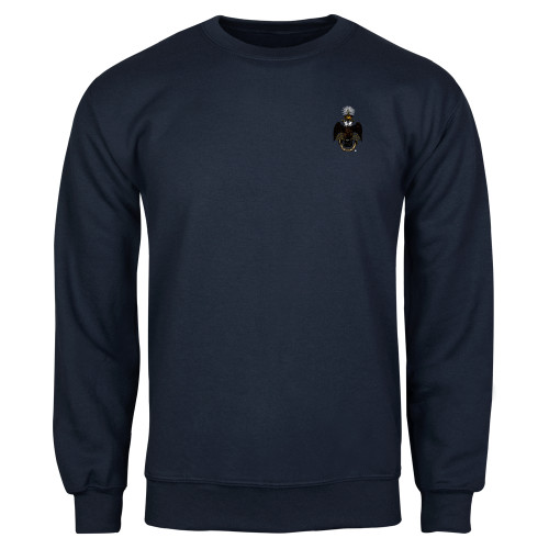  Navy Fleece Crew - 33 Deus Meumque Jus