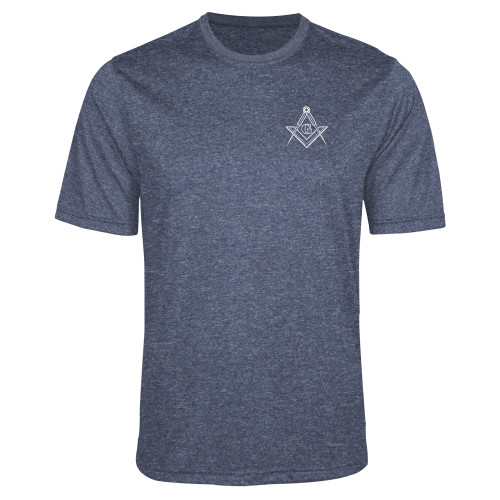  Navy Heather Performance Contender Tee - G Compass Logo