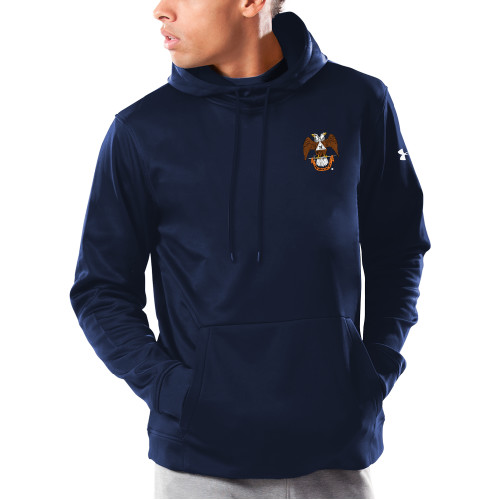  Under Armour Navy Armour Fleece Hoodie - 32 Spes Mea in Deo