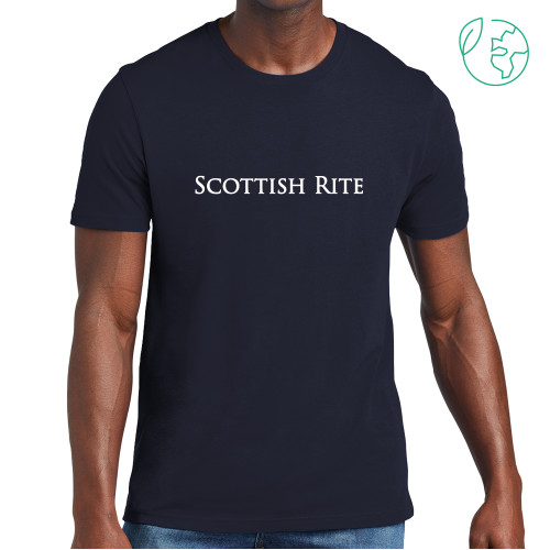  Allmade Navy Organic Cotton Tee - Scottish Rite Wordmark