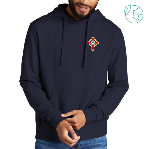 Allmade Navy Organic French Terry Pullover Hoodie - Court of Honour