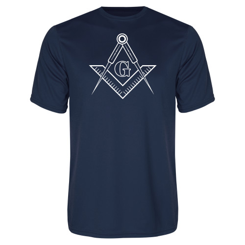  Navy Performance Tee - G Compass Logo