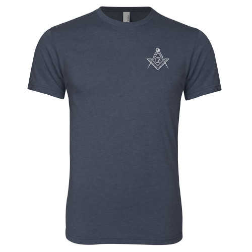  Next Level Navy Triblend Tee - G Compass Logo