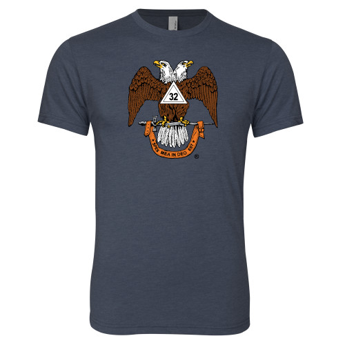  Next Level Navy Triblend Tee - 32 Spes Mea in Deo