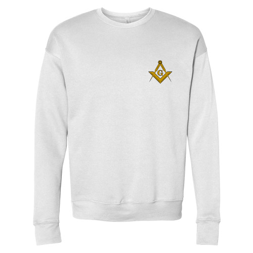 Main Image for  Bella + Canvas White Fleece Crew