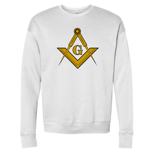 Main Image for  Bella + Canvas White Fleece Crew