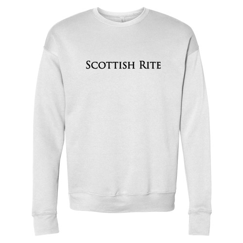 Main Image for  Bella + Canvas White Fleece Crew