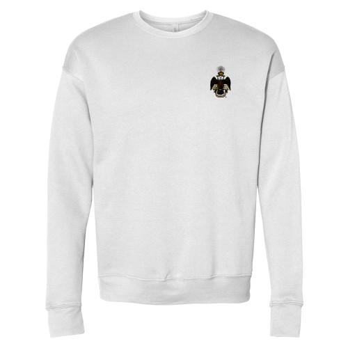Main Image for  Bella + Canvas White Fleece Crew