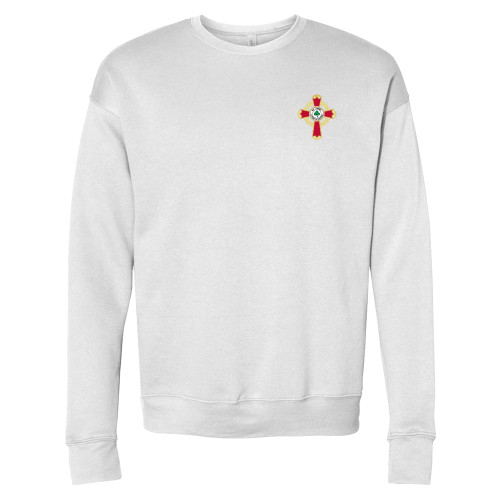 Main Image for  Bella + Canvas White Fleece Crew