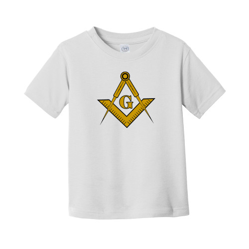  Toddler White T Shirt - G Compass Logo