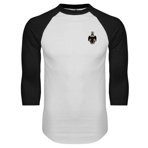 Main Image for  White/Black Raglan Baseball T Shirt