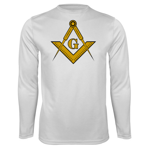 Main Image for  White Performance Long Sleeve Shirt