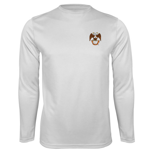 Main Image for  White Performance Long Sleeve Shirt