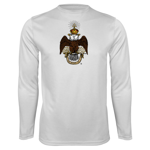 Main Image for  White Performance Long Sleeve Shirt