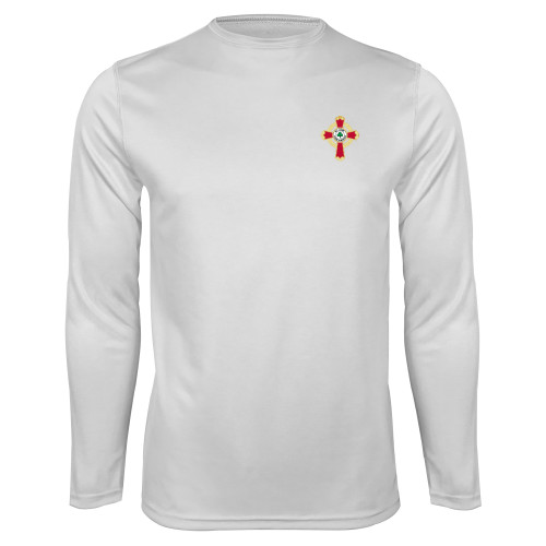 Main Image for  White Performance Long Sleeve Shirt