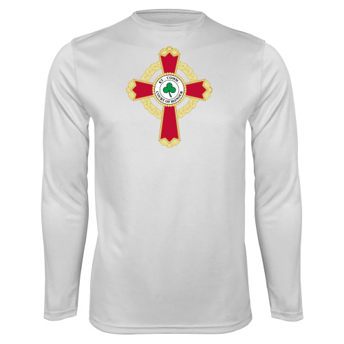 Main Image for  White Performance Long Sleeve Shirt