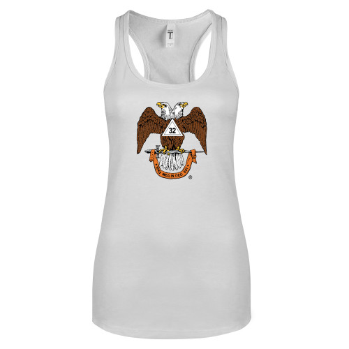  Next Level Racerback Tank White - 32 Spes Mea in Deo