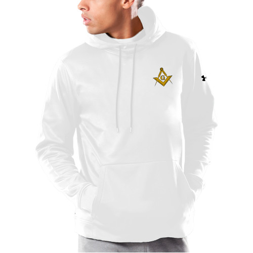 Main Image for  Under Armour White Armour Fleece Hoodie
