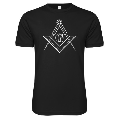  Next Level Black SoftStyle T Shirt - G Compass Logo