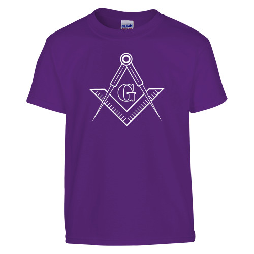  Youth Purple T Shirt - G Compass Logo