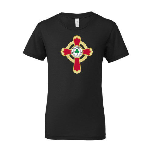  Bella + Canvas Youth Black Jersey T Shirt - Court of Honour