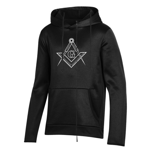  Under Armour Youth Black Fleece Hoodie - G Compass Logo