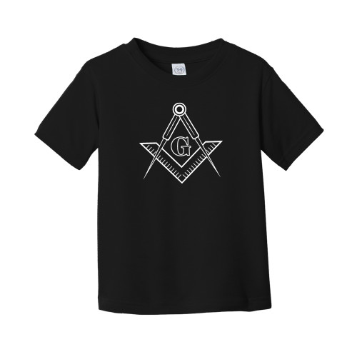  Toddler Black T Shirt - G Compass Logo